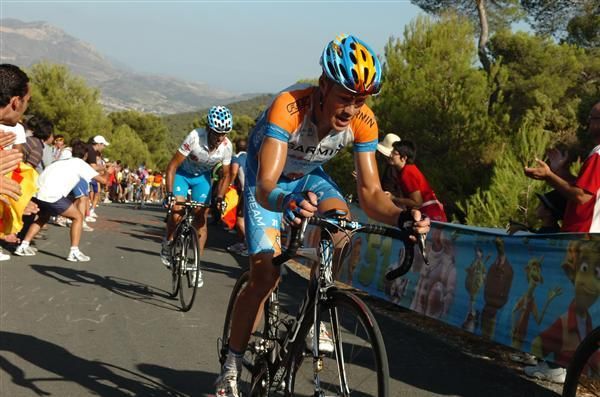 Tom Danielson (Garmin-Slipstream) was one of a number of favorites to lose time to Alejandro Valverde (Caisse d'Epargne) today