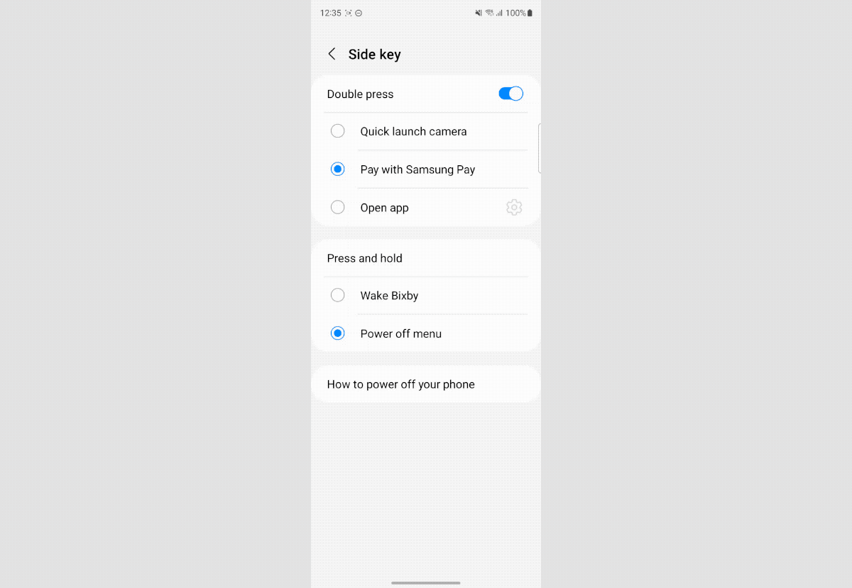 Side Key Android Here’s how to change your Samsung Galaxy side key settings to make ...