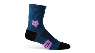 Tahnée Seagrave collection socks with the Fox Racing logo