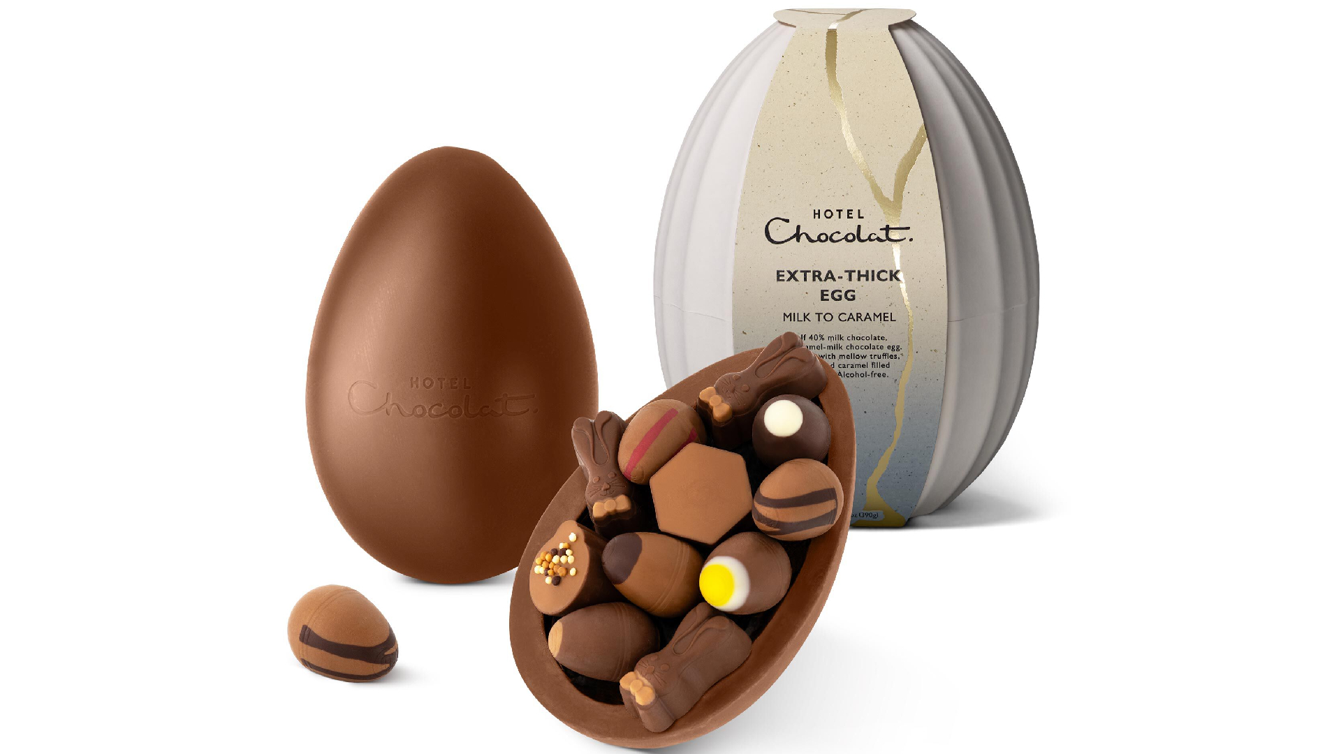 Hotel chocolat extra thick easter egg with truffles