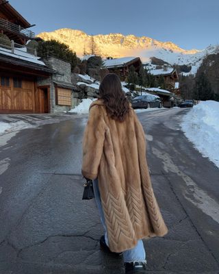 Emma Leger in the Swiss Alps