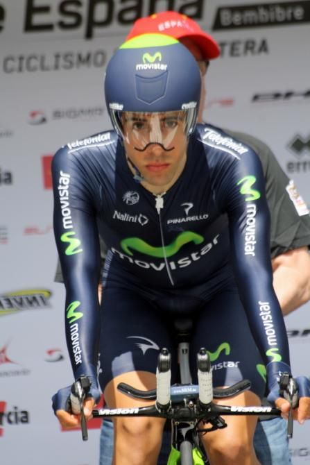 Jonathan Castroviejo (Movistar) about to start