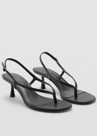 Kitten Heel Sandals - Women