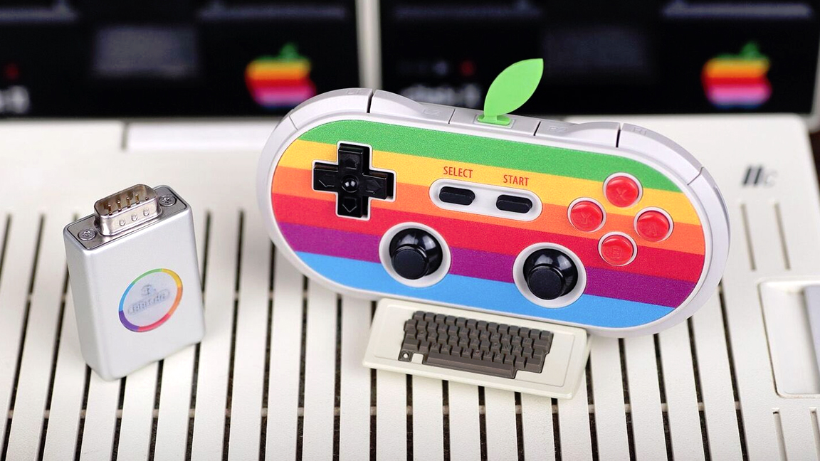 \This retro Apple game controller will even work with an Apple II