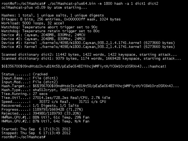 Windows or Linux will be required to run HashCat, obviously