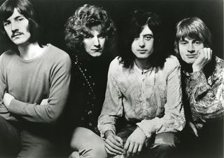 Zeppelin, with "decent guy" John Bonham pictured left