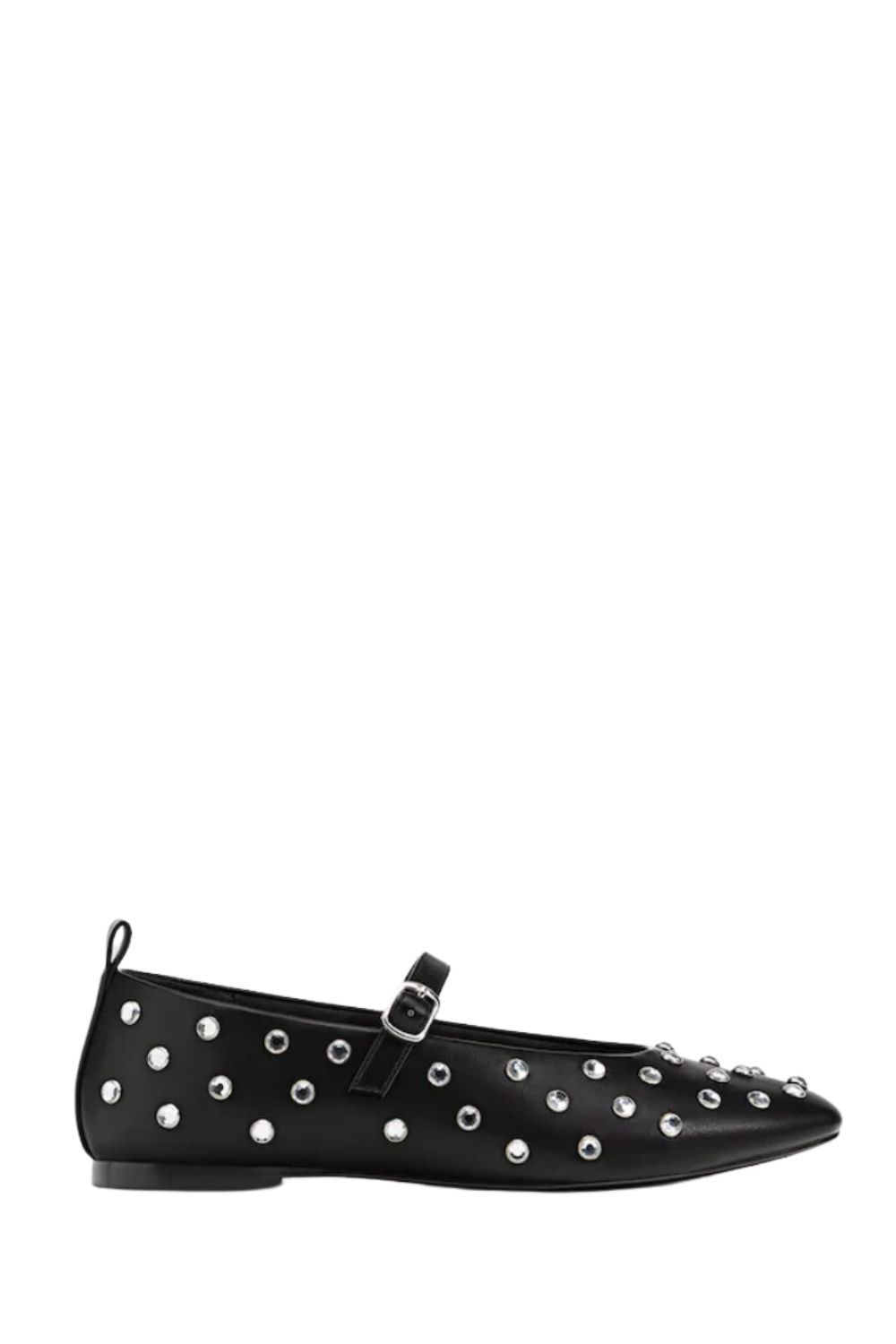 best ballet pumps: Stradivarius Ballet Flats with Rhinestones