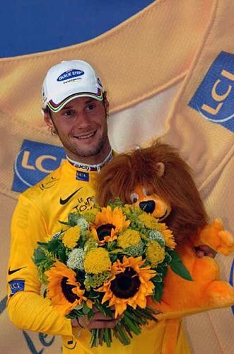 Tom Boonen (Quick.Step) smiles with his lion