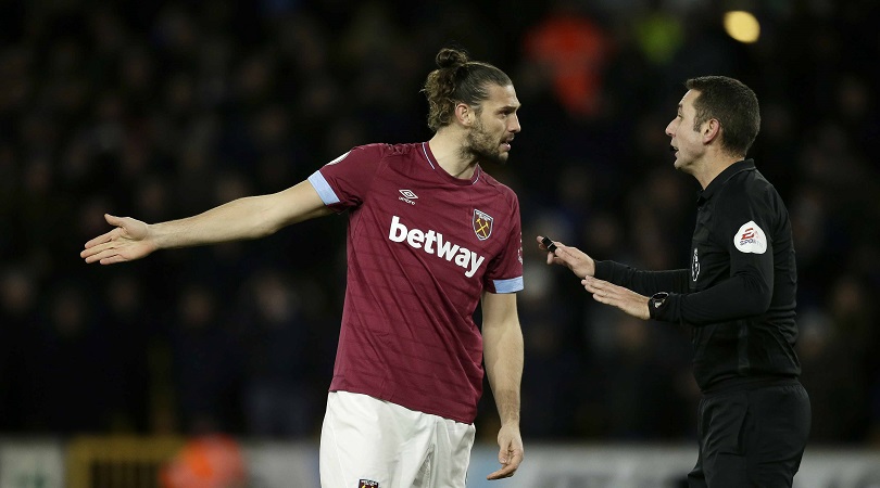 Andy Carroll committed more than 300 fouls in the top flight