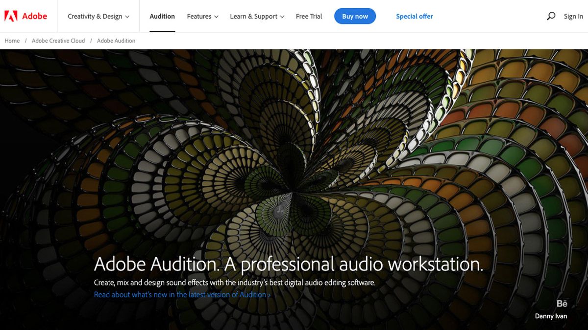 Adobe Audition Website