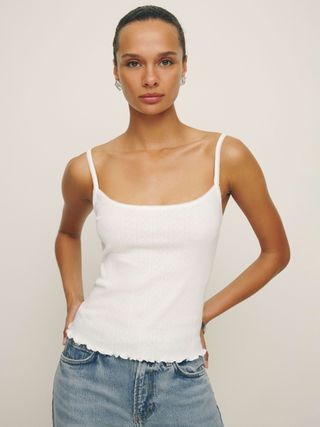 Soraya Pointelle Knit Top