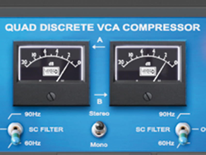The VSC-2 can compress stereo channels individually.