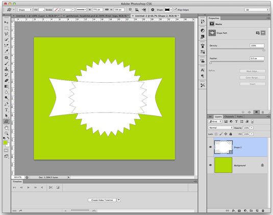 Photoshop secrets: Merge vector shapes