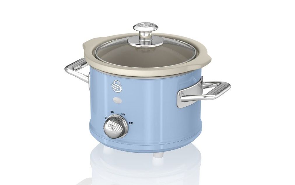 Mejor olla lenta por su aspecto: SWAN 1.5L SLOW COOKER RETRO