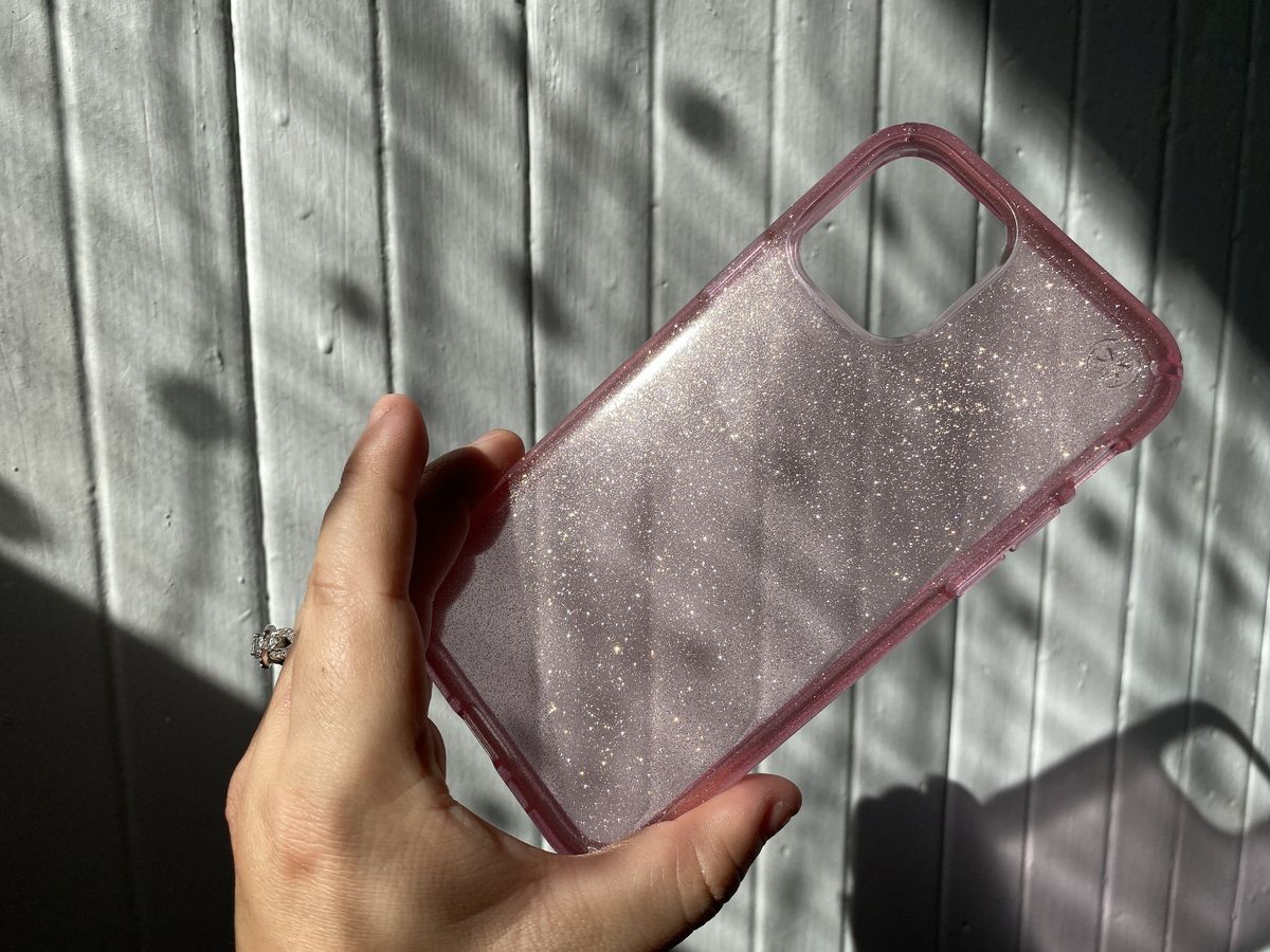 Speck Presidio Clear + Glitter empty in light