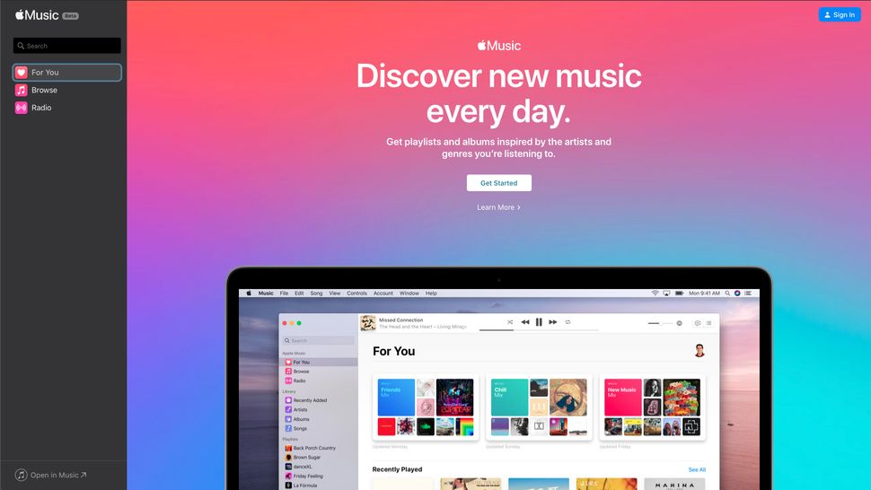 You can now use Apple Music on the web TechRadar