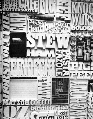 known as ’Gastrotypographicalassemblage’, which is the largest modern typographic artefact in existence.