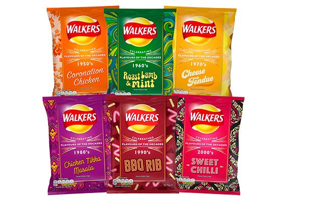 Walkers launch SIX new flavours of crisps to celebrate 70 years in the ...