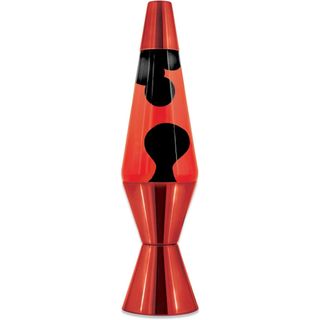 Black Wax and Red Liquid Lava Lamp