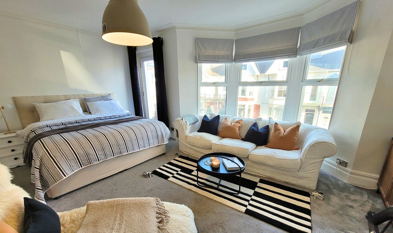 It has been decorated in a cosy yet modern style using light colours