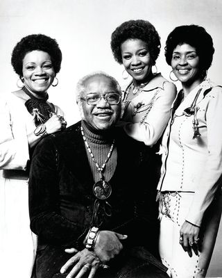 (from left) Cleotha, Pops, Mavis and Yvonne.