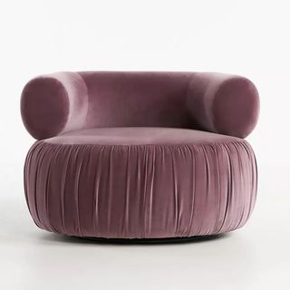 Martinique Velvet Swivel Chair