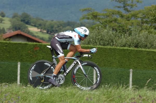 Alberto Contador (Saxo Bank-SunGard) put in a solid ride.