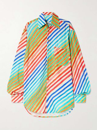 Crayon Striped Twill Shirt