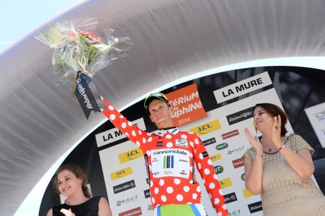 New KOM leader Alessandro De Marchi (Cannondale)