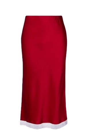 Victoria Beckham, Lace Trim Slip Skirt