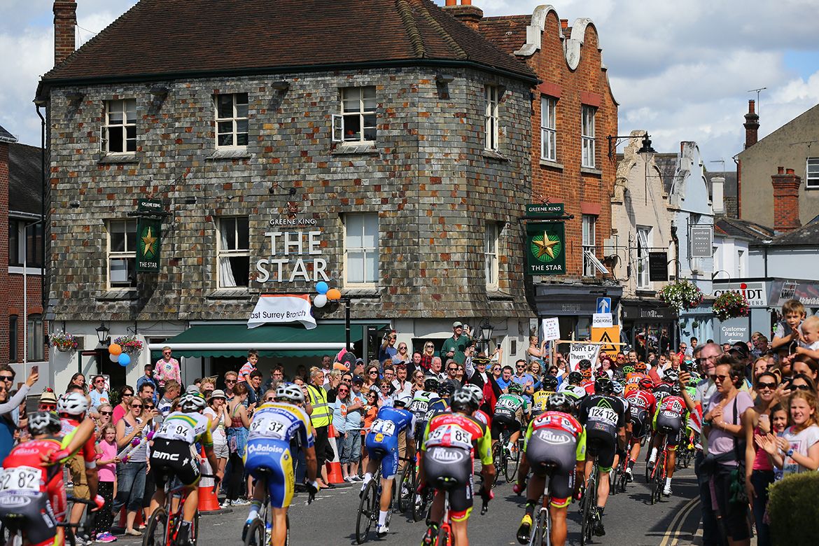The RideLondon peloton