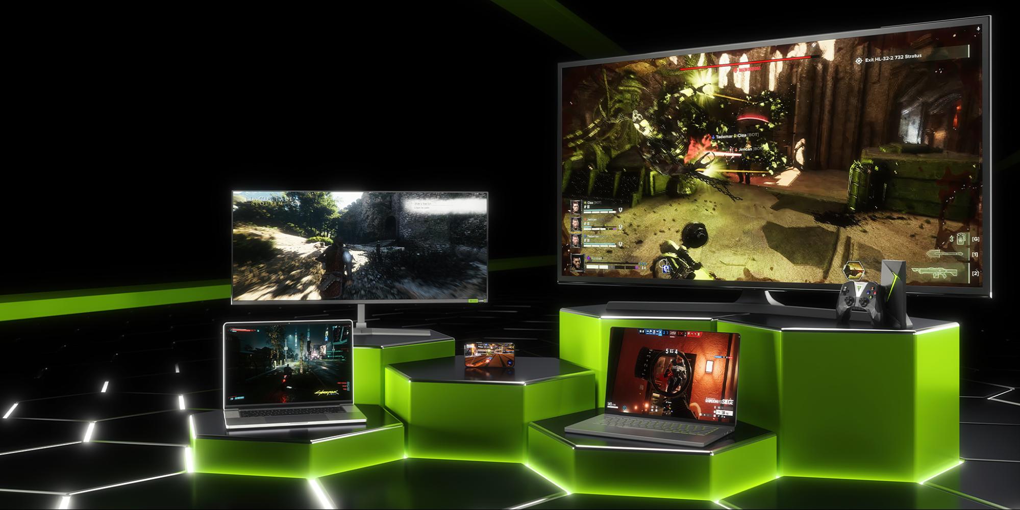 NVIDIA GeForce NOW ejecutándose en varias máquinas diferentes