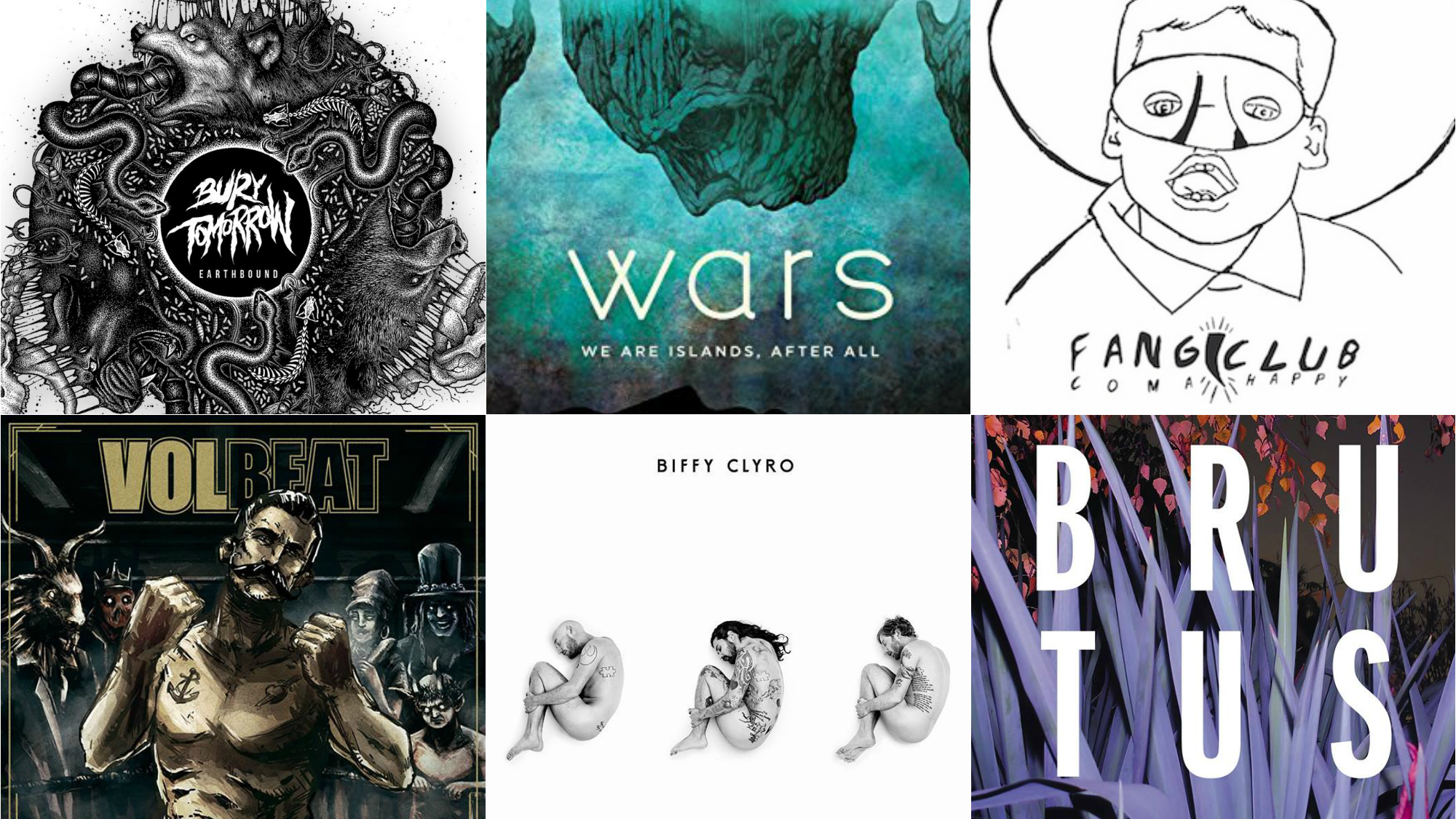 New Music Friday featuring Biffy Clyro, Brutus, Volbeat and more