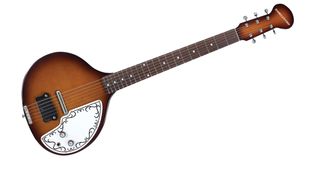 The thermometer-style body shape makes the Baby Sitar nigh-on impossible to play sitting down