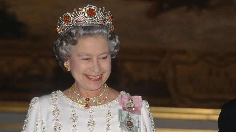 The Burmese Ruby Tiara was a personal commission of Her Majesty 