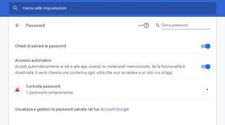 password manager di google