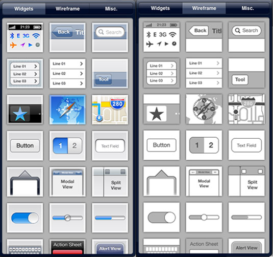 App Cooker gives you access to Apple UIWidgets