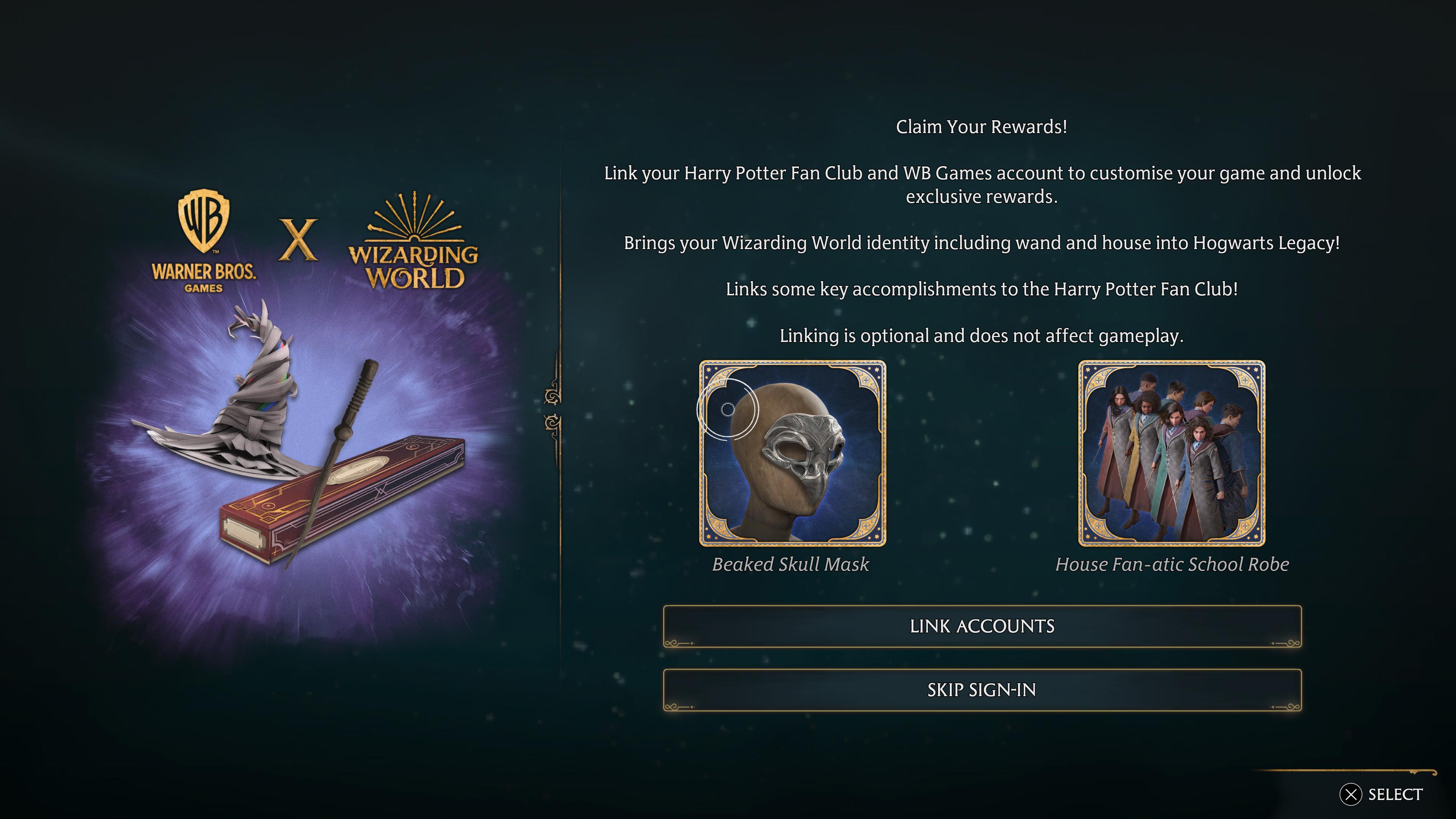 hogwarts legacy import hogwarts and wand