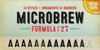 Microbrew font