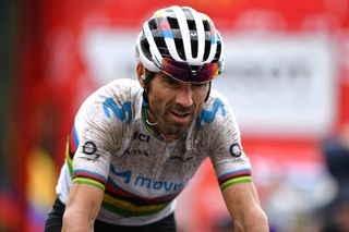 2018 road race world champion Alejandro Valverde (Spain) admits that he doesn't enjoy bad weather, but will nevertheless give it everything to try to defend his title in Yorkshire