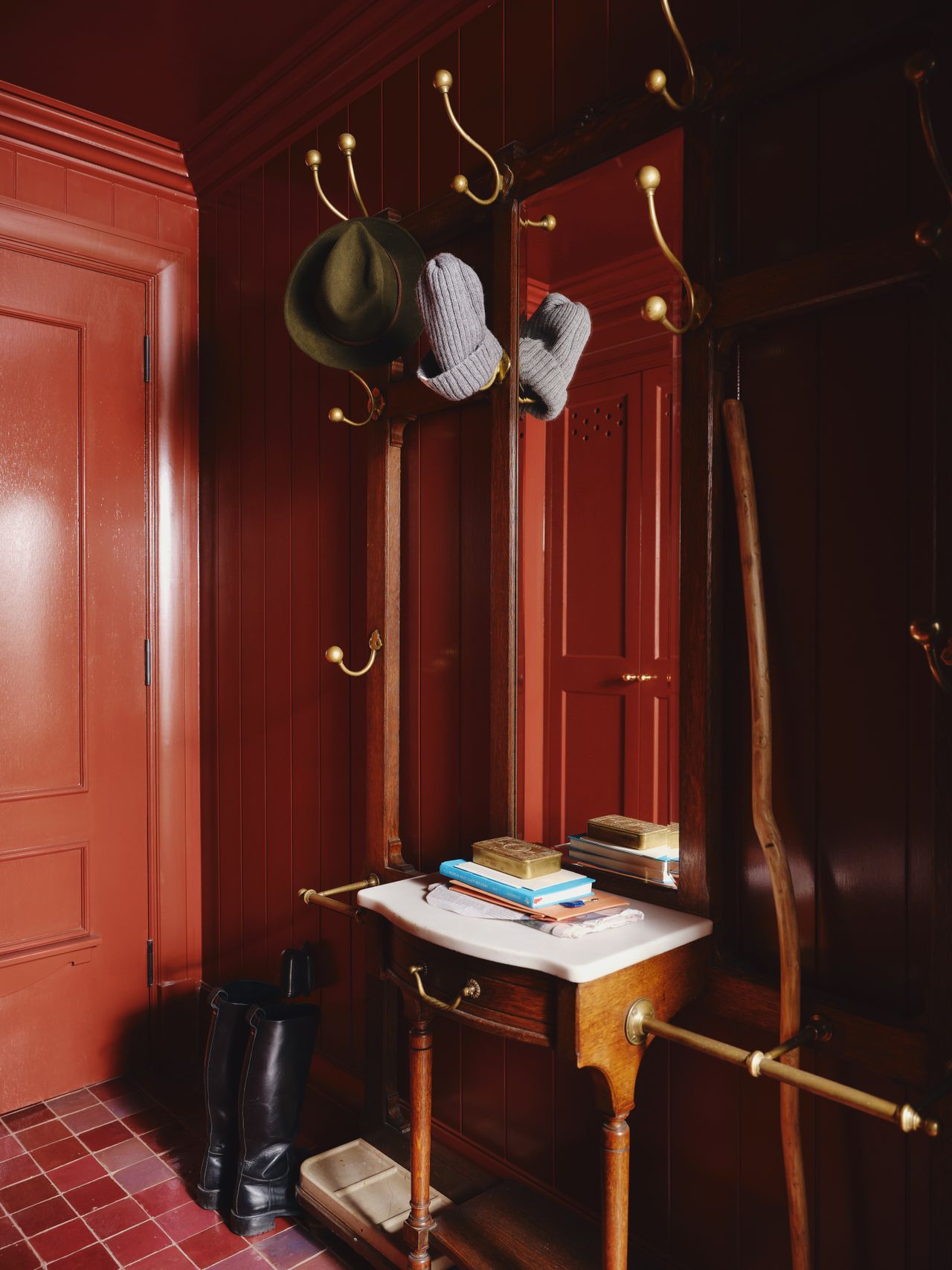 Brightly coloured interiors