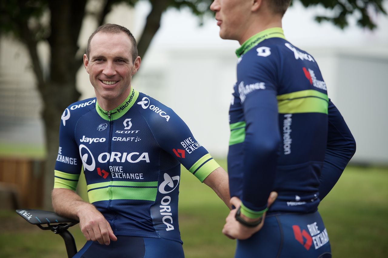 Michael Albasini in the Orica-BikeExchange kit