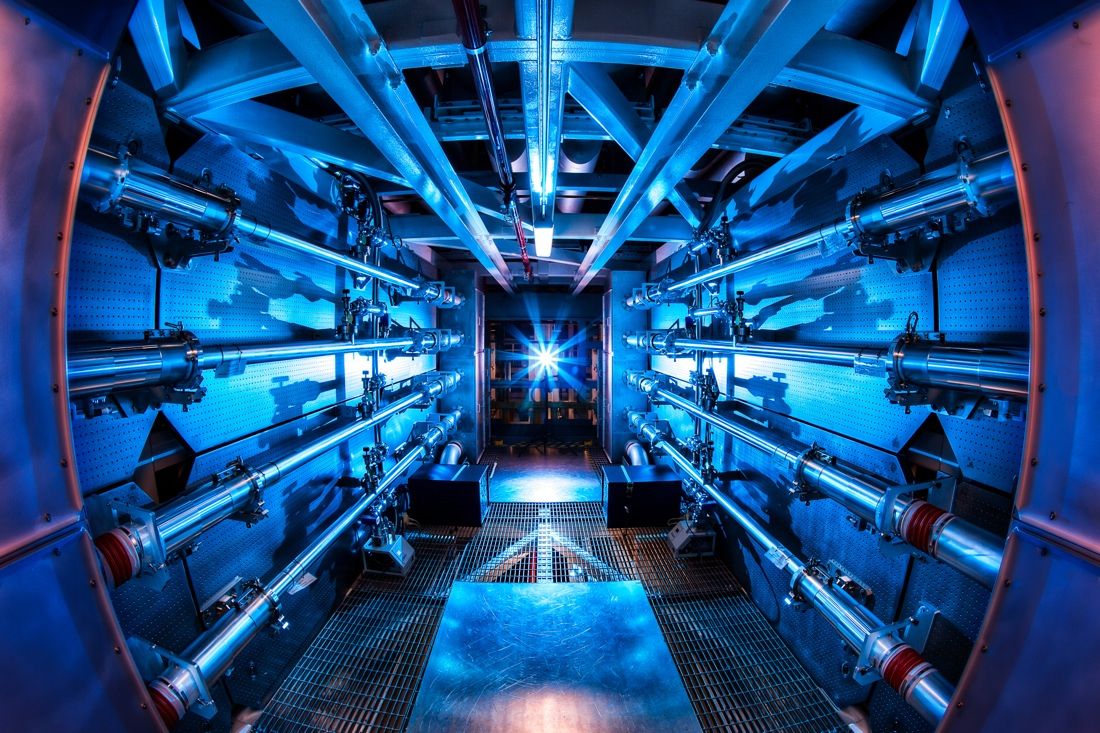 laser preamplifier at the national ignition laboratory where scientists are studying fusion