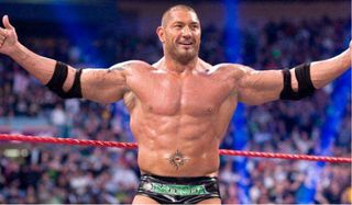 dave bautista in the ring