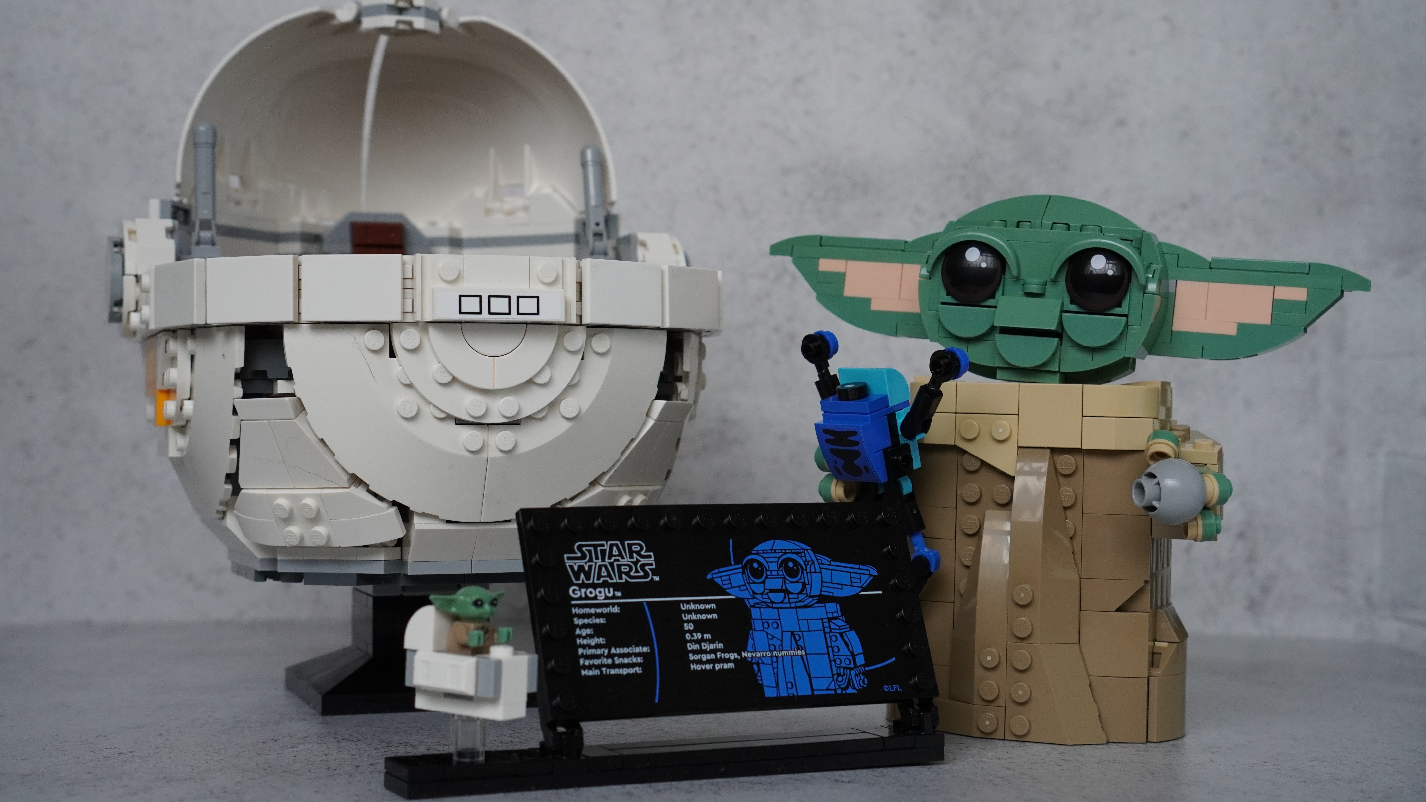 Lego Star Wars Grogu with Hover Pram review