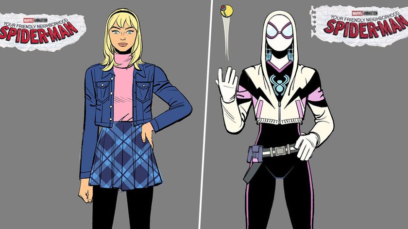 Gwen Stacy and Spider-Gwen in Your Friendly Neighborhood Spider-Man