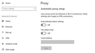 Windows 10 proxy