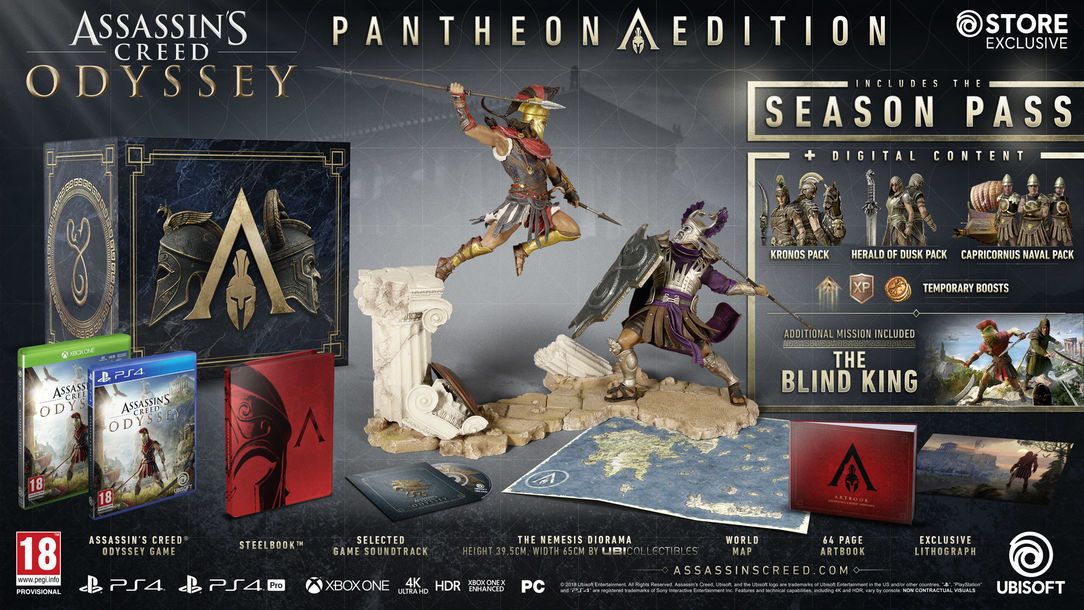 Assassin's Creed Odyssey: Ultimate Edition - What's included