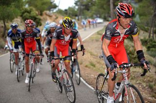 Jose Rubiera leads RadioShack, Tour of Murcia 2010, stage three
