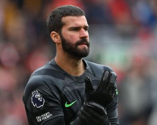 Liverpool goalkeeper Alisson Becker, 2023